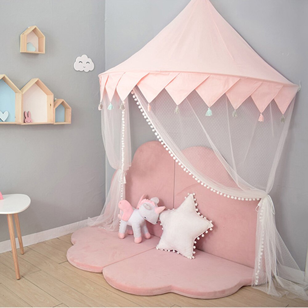 Children-s-Half-Moon-Tent-Pure-Cotton-Princess-Game-House-Wall-Hanging-Bedside-Decoration-Bed-Curtain-2