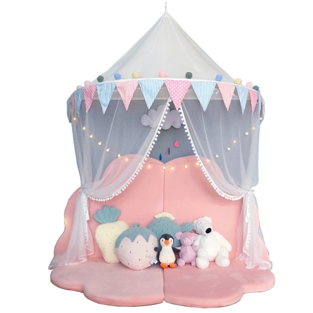 Children-s-Half-Moon-Tent-Pure-Cotton-Princess-Game-House-Wall-Hanging-Bedside-Decoration-Bed-Curtain-5