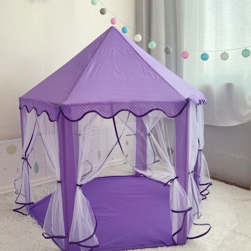 Children-s-Tent-Indoor-and-Outdoor-Game-House-Boys-and-Girls-Hexagonal-Mesh-Tent-Baby-Crawling-3