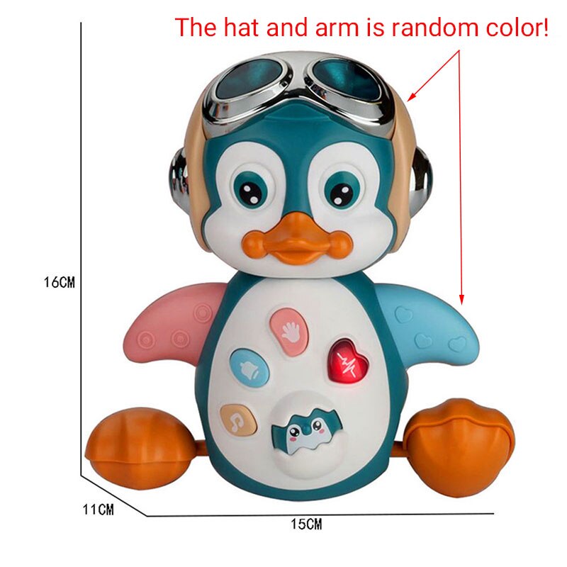 Electric-Musical-Penguin-Toy-with-Light-Baby-Crawling-Infant-Melody-Walking-Toys-Toddler-Interactive-Early-Learning-5