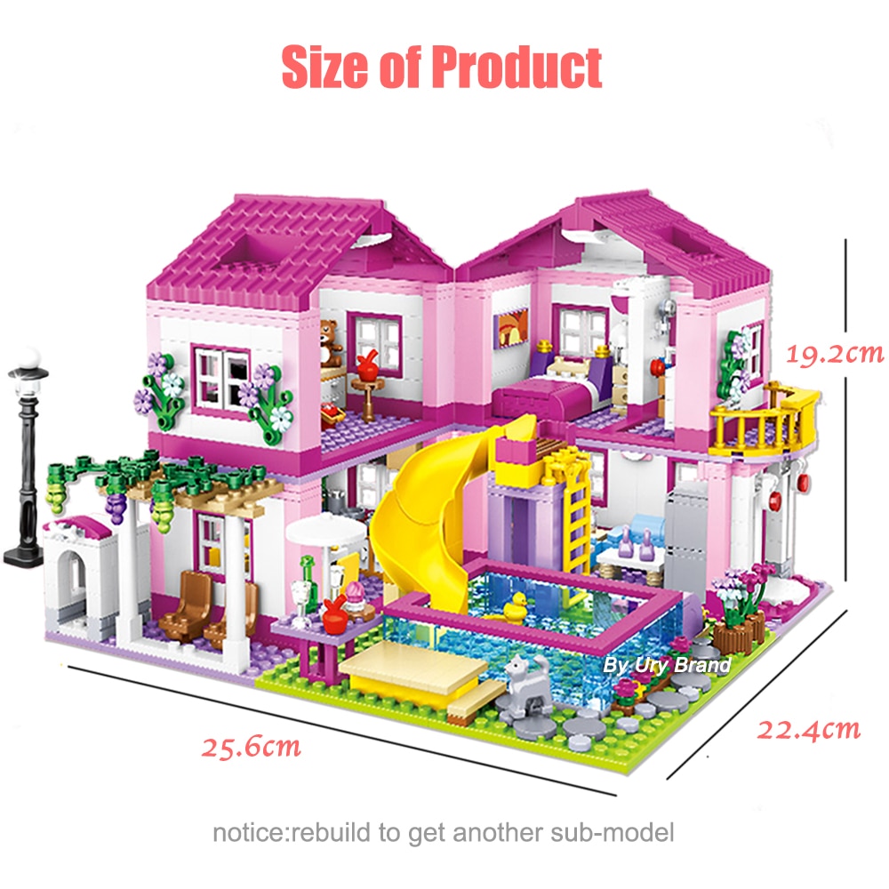 Friends-City-House-Summer-Holiday-Villa-Castle-Building-Blocks-Sets-Figures-Swimming-Pool-DIY-Toys-for-2