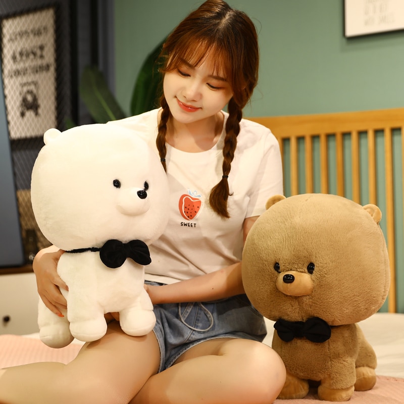 Plush-Pomeranian-Poodle-Teddy-Dog-Toys-Simulation-Puppy-Doll-Soft-Stuffed-Animal-Kawaii-Pillow-Children-Cartoon-3