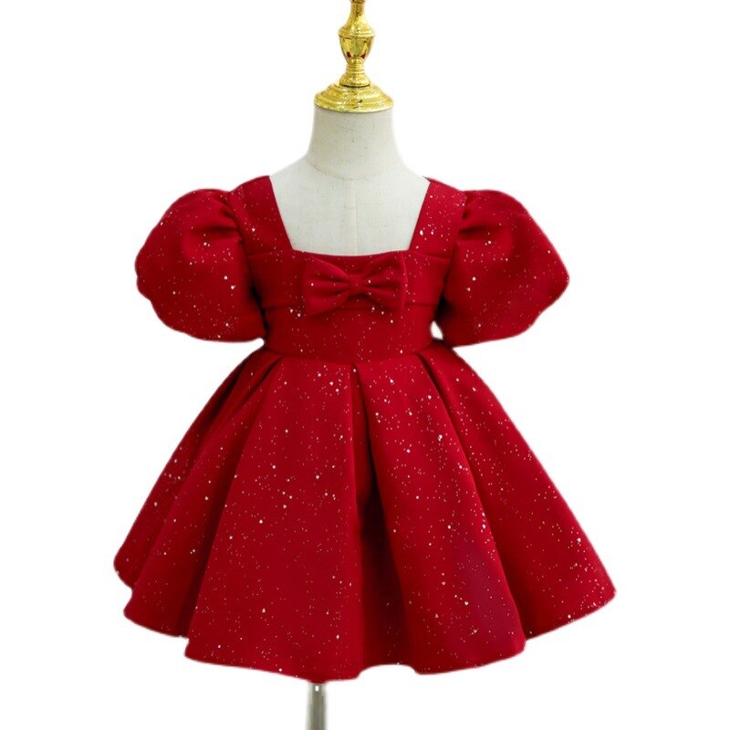 Children-s-Evening-Dress-Baby-Girls-Princess-Dress-Red-Flower-Girl-Dress-Baby-One-Year-Old-4