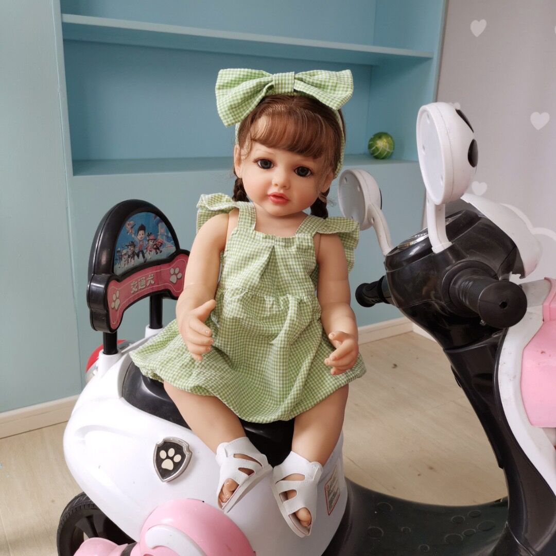 NPK-55CM-Full-Body-Silicone-Soft-Touch-Reborn-Toddler-Princess-Betty-Lifelike-Hand-Rooted-hair-3