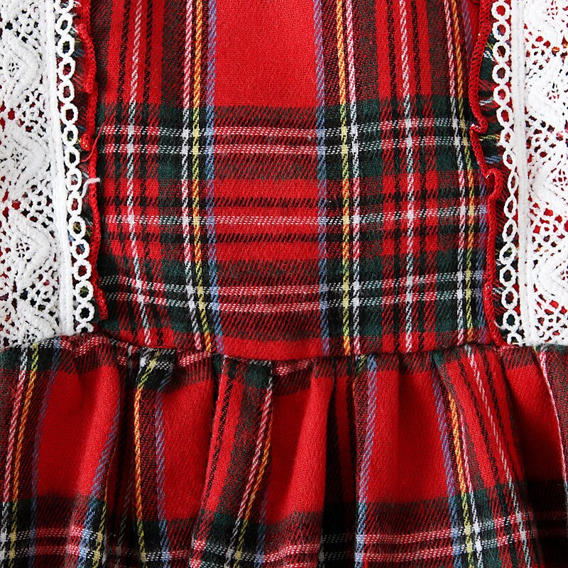 Prowow-1-5Y-Red-Plaid-Girl-Dresses-Long-Sleeve-Ruffles-Lace-Party-Birthday-Dress-For-Girls-4