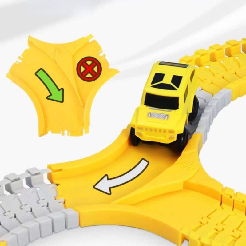 Car-Toys-Children-Electric-Rail-Car-Track-Racing-Toy-Set-Bend-Flexible-Race-Track-Flash-Light-5