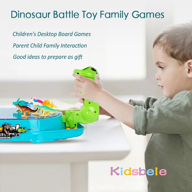 Children-Catapult-Marble-Toy-Dinosaur-Battle-Board-Play-Parent-child-Double-Game-Machine-Educational-2-player-3