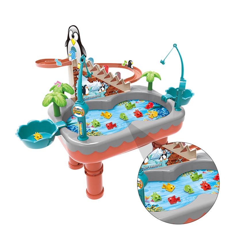 Children-s-Magnetic-Fishing-Toy-Parent-child-interactive-Educational-Toys-Electric-Penguin-Stair-Climbing-Boys-Girls-4