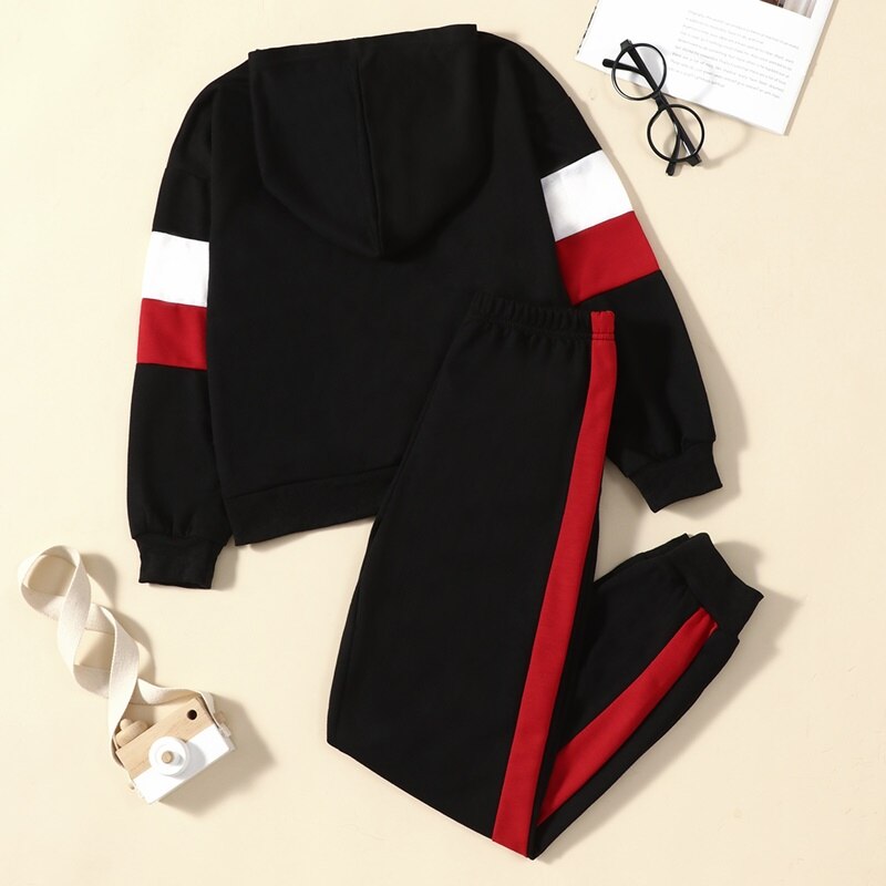 New-Spring-Fall-Kids-Clothes-Set-Cotton-Casual-Letter-Long-Sleeve-Hoodied-Tops-trousers-2-Pcs-5