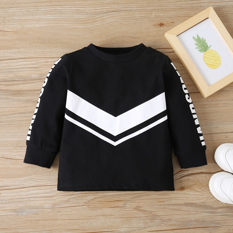 Sport-Baby-Boy-Clothes-Set-2-Piece-Letter-handsome-long-Sleeve-Sweater-Tops-trousers-Casual-Comfortable-2