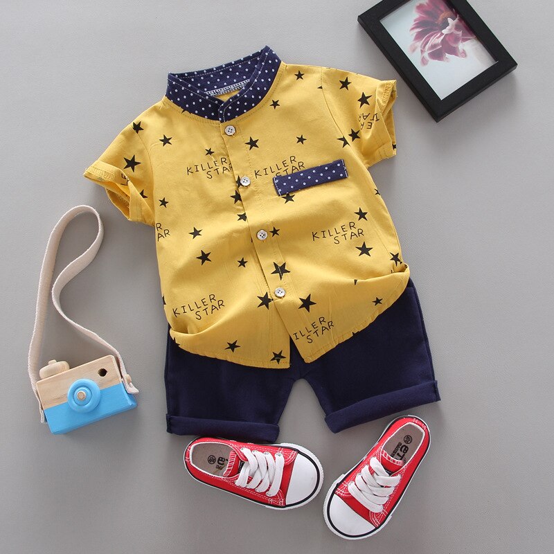 Baby-Boys-Clothing-Sets-2022-Summer-Toddler-Boys-Clothes-Shirt-Shorts-Outfit-Suit-Kids-Casual-Children-1