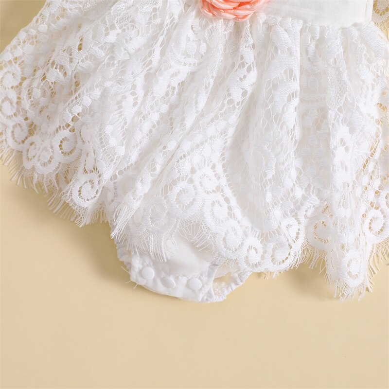 Baby-Girl-Summer-Flutter-Rompers-Outfits-Sleeve-Flower-Front-Lace-Embroidery-Jumpsuits-Dress-Headband-Set-Children-4