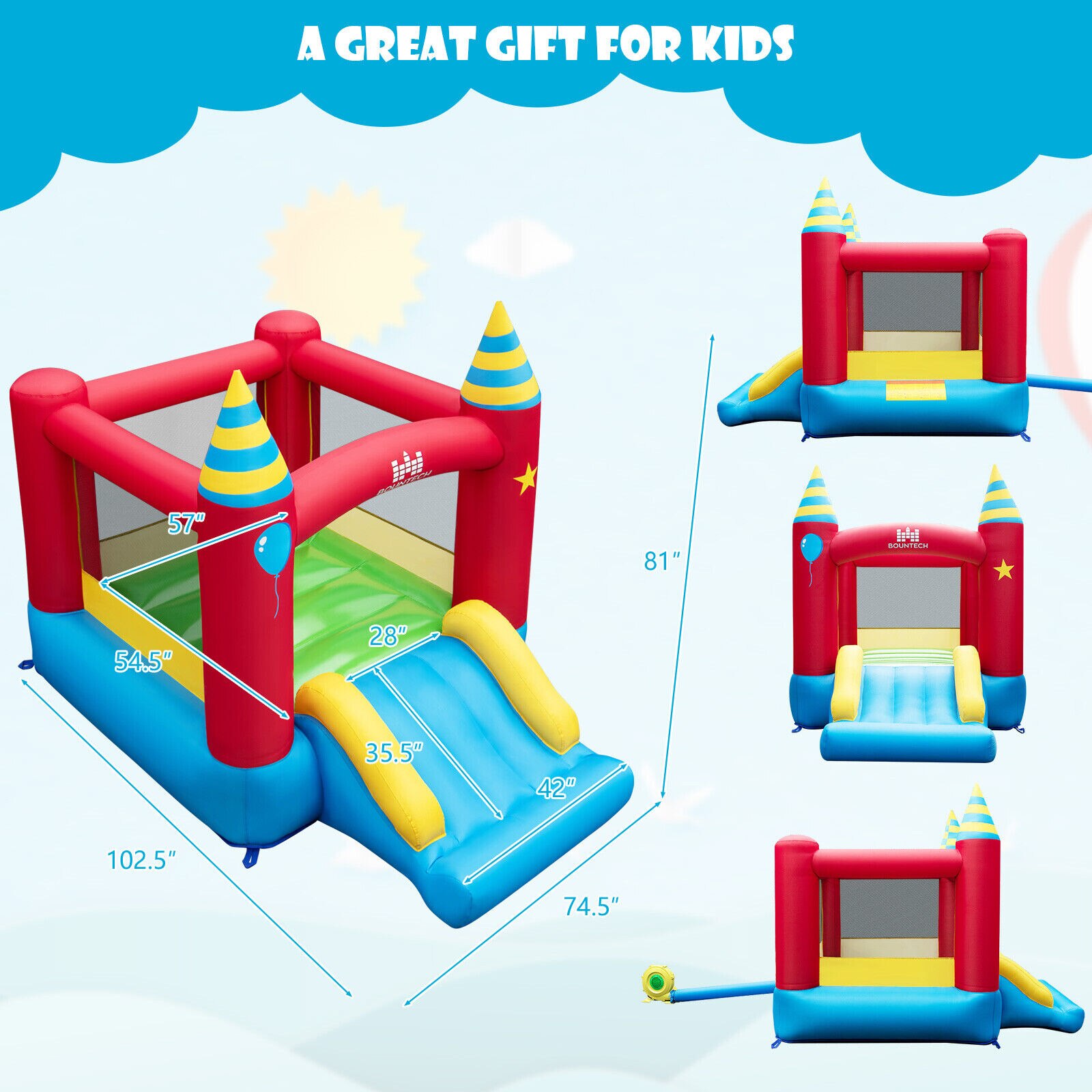 Costway-Inflatable-Bounce-Castle-Kids-Jumping-Bouncer-Indoor-Outdoor-Blower-Excluded-1