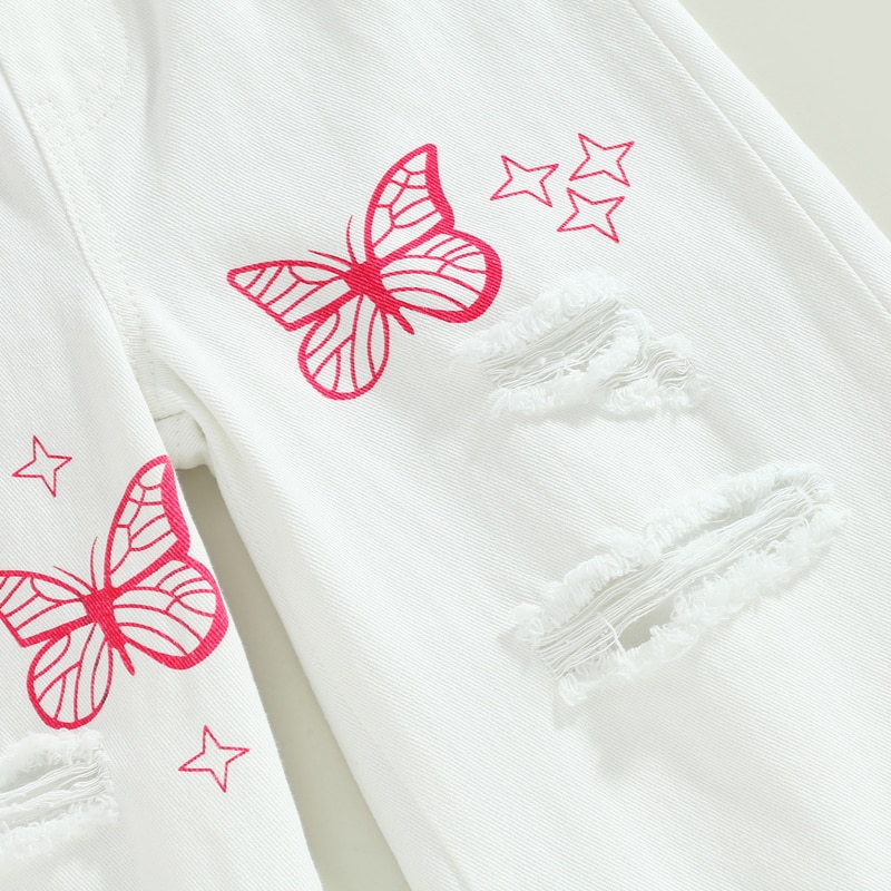Girls-Summer-Clothing-Suit-Children-Short-Sleeve-Off-Shoulder-Tops-Butterfly-Print-Pants-2Pcs-Sets-Baby-4