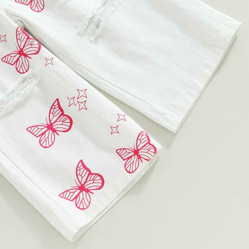 Girls-Summer-Clothing-Suit-Children-Short-Sleeve-Off-Shoulder-Tops-Butterfly-Print-Pants-2Pcs-Sets-Baby-5
