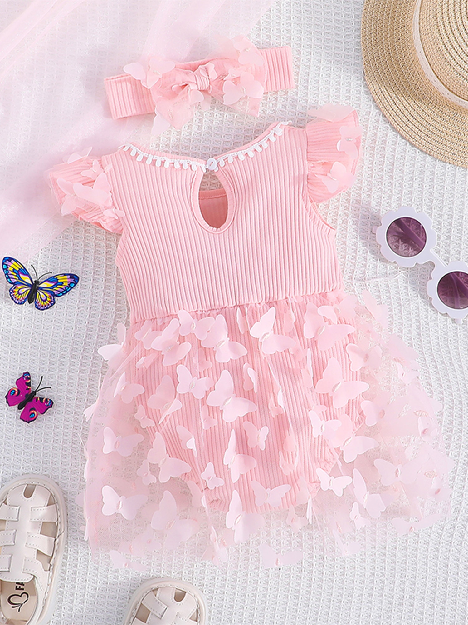 Mubineo-Baby-Girl-Summer-Clothes-Outfits-Sleeveless-Lace-Floral-Romper-Dress-Newborn-Outfit-Zft-Purple-0-2