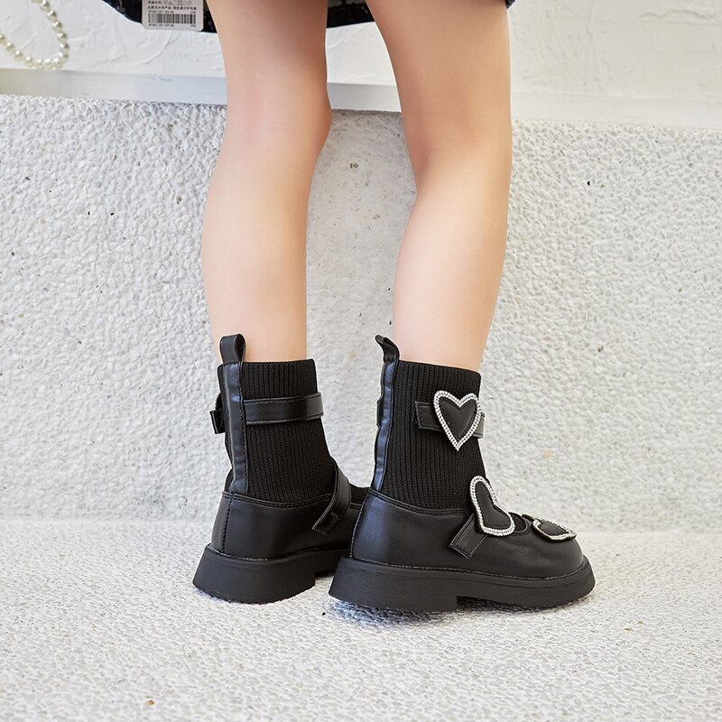 Kids-Shoes-Simple-Love-Rhinestones-2023-New-Soft-Casual-Children-Ankle-Boots-Hook-Loop-Spring-New-3