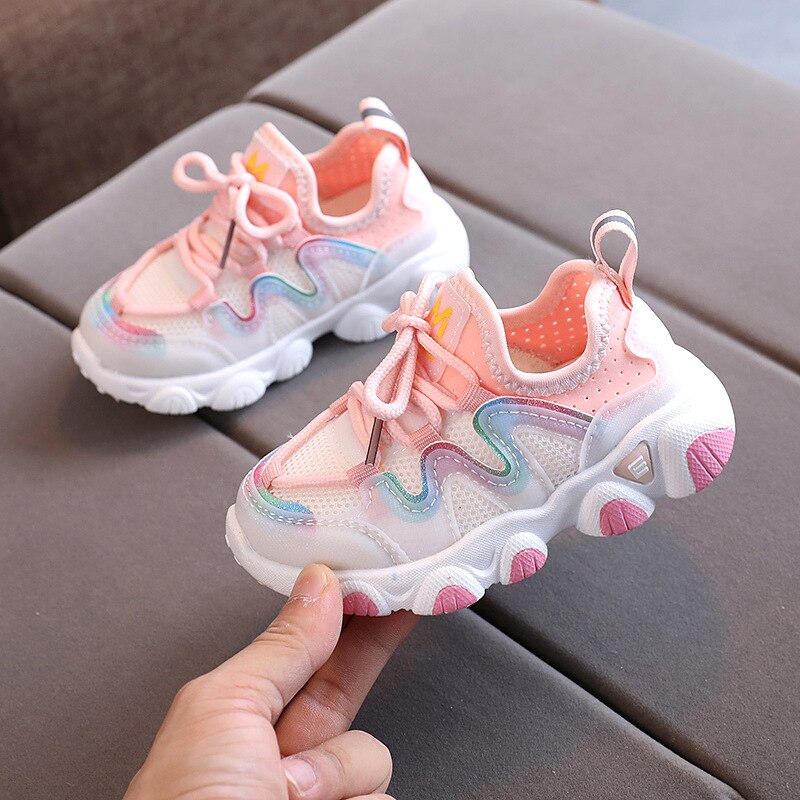 2022-Breathable-Toddler-Boy-Sneakers-Stretch-Fabric-Fashionable-Baby-Running-Shoes-Pink-School-Girl-Sports-Shoes-3