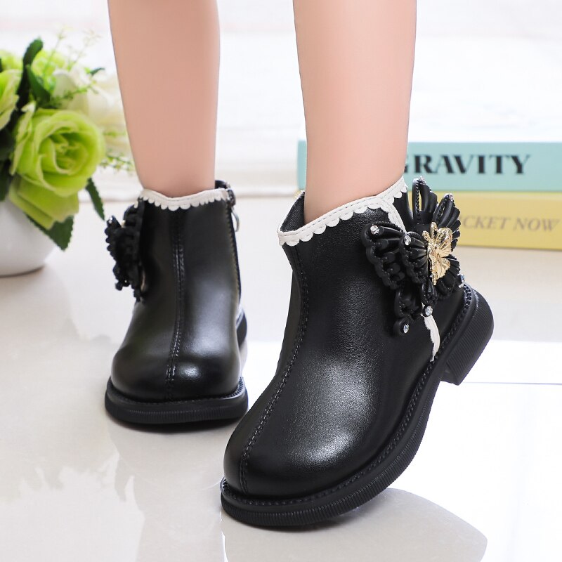 2023-New-Girls-Boots-Classic-Butterfly-Sweet-Princess-Kids-Shoes-Drop-Shipping-Non-slip-Round-toe-4