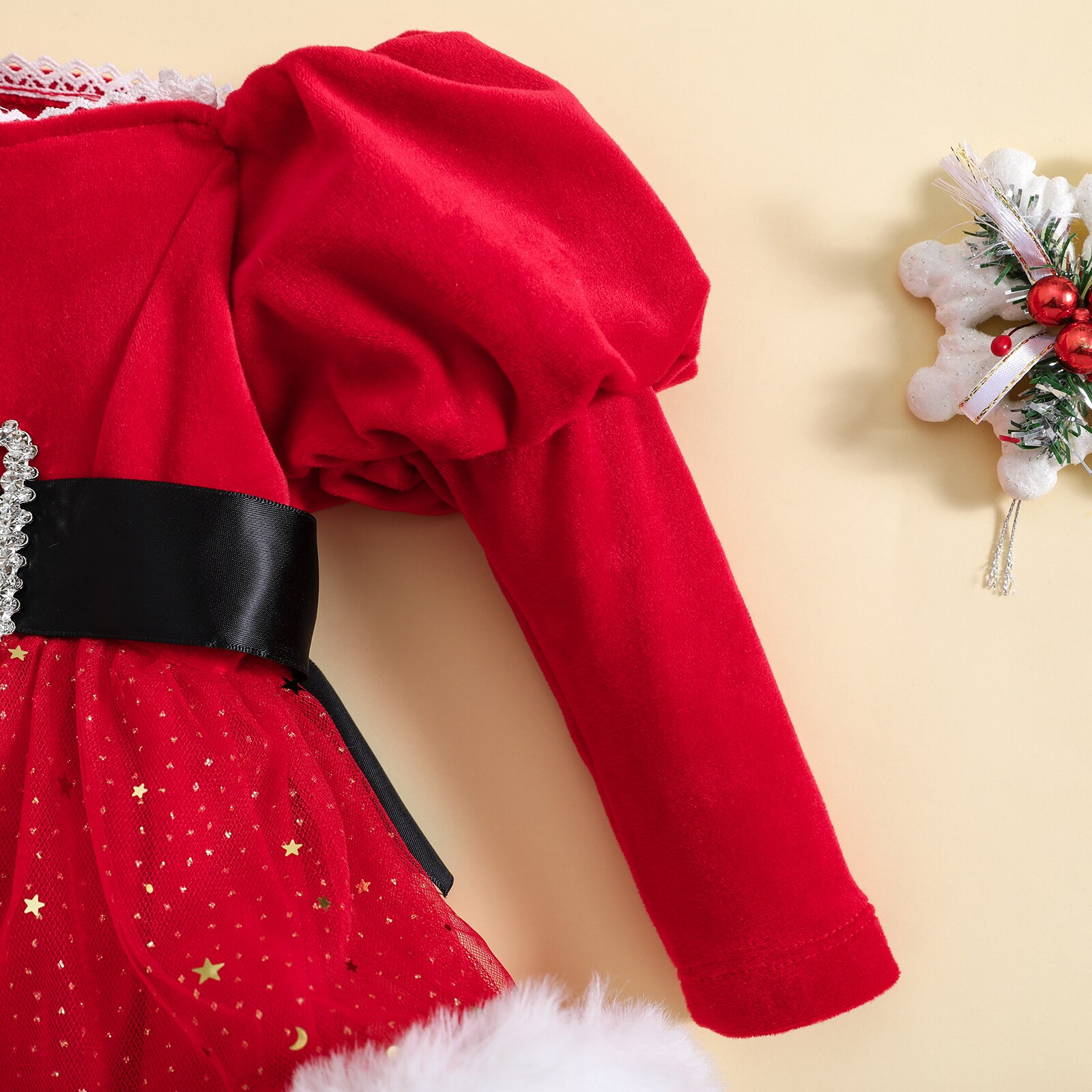 Christmas-Costumes-For-Baby-Girls-Rompers-Dress-Princess-Sequins-Mesh-Skirt-Hem-Long-Sleeve-Toddler-Bodysuits-3